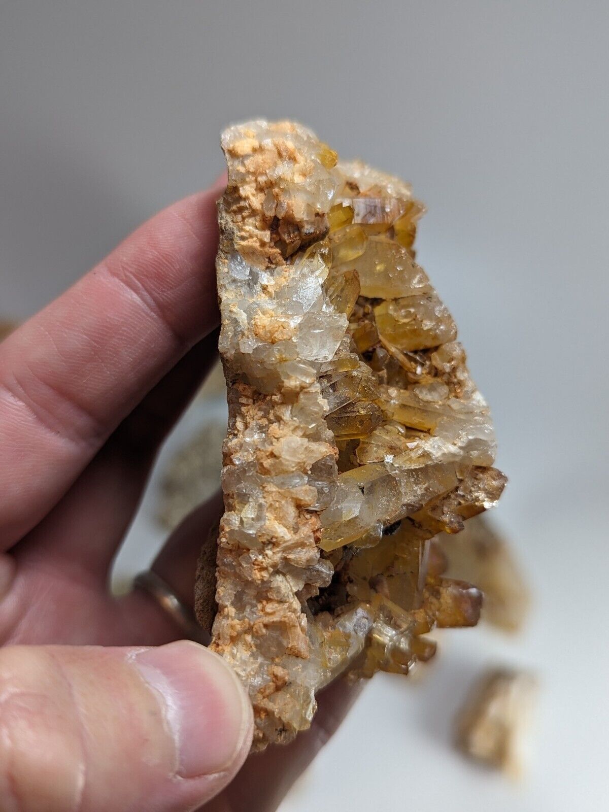 Mystery set of 10 mixed-grade Quartz Crystals for Home and Garden- Arkansas USA - Collectibles:Rocks Fossils &