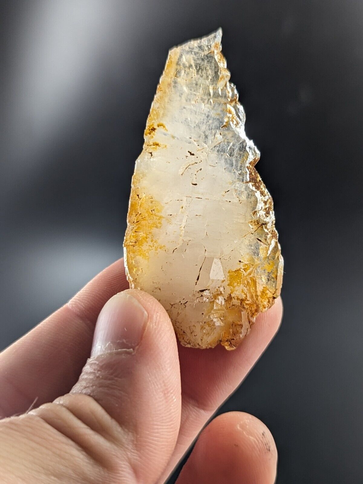 Natural Aura Quartz Crystal Unique Form Garland County Arkansas ooak - Collectibles:Rocks Fossils & Minerals:Crystals