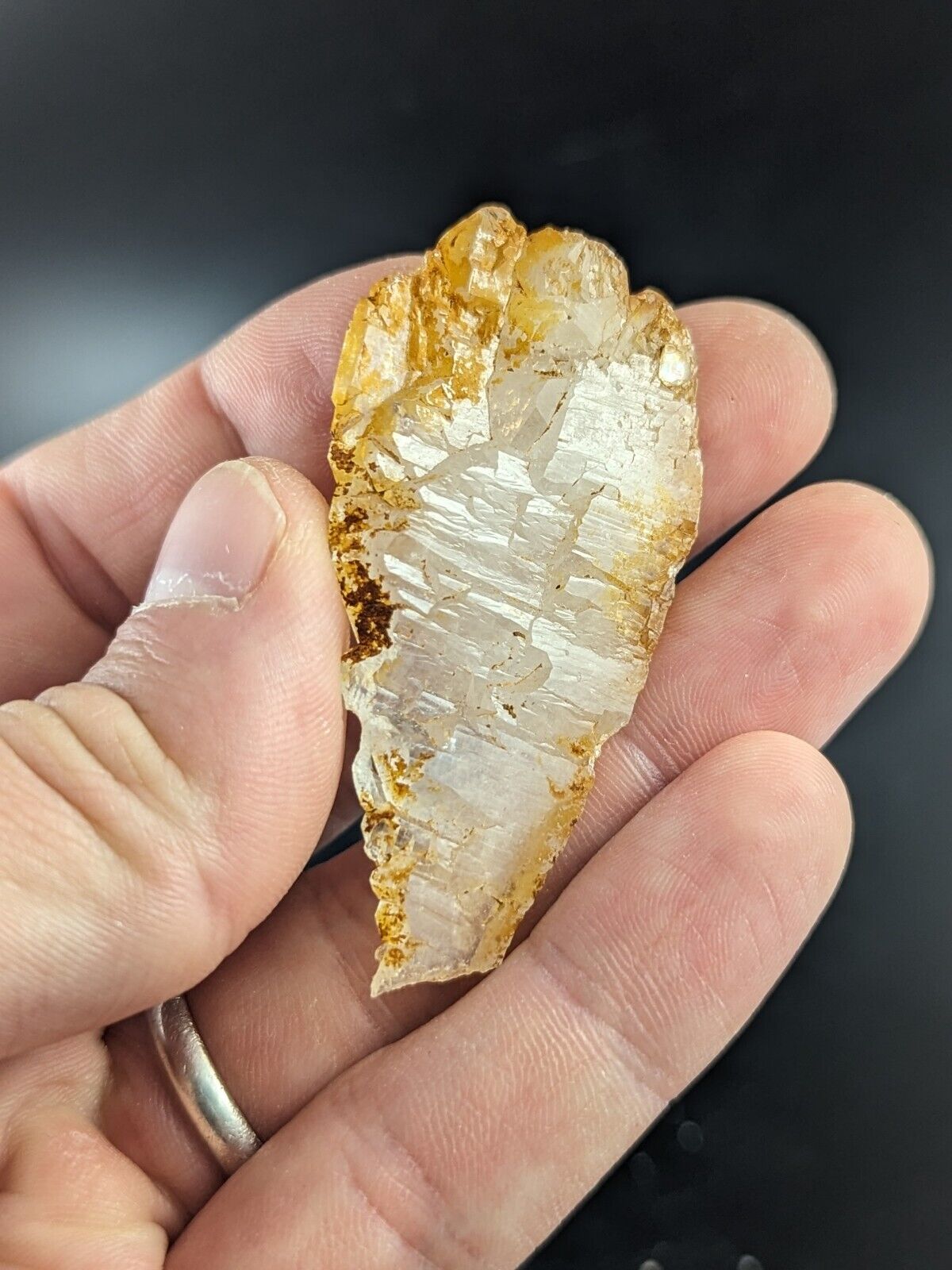 Natural Aura Quartz Crystal Unique Form Garland County Arkansas ooak - Collectibles:Rocks Fossils & Minerals:Crystals