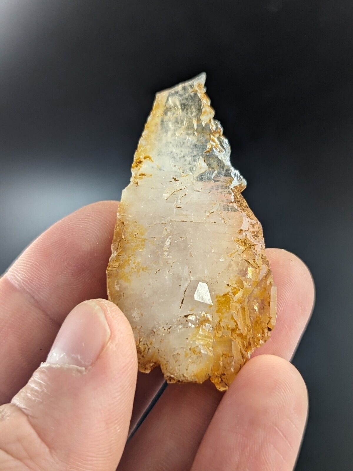 Natural Aura Quartz Crystal Unique Form Garland County Arkansas ooak - Collectibles:Rocks Fossils & Minerals:Crystals