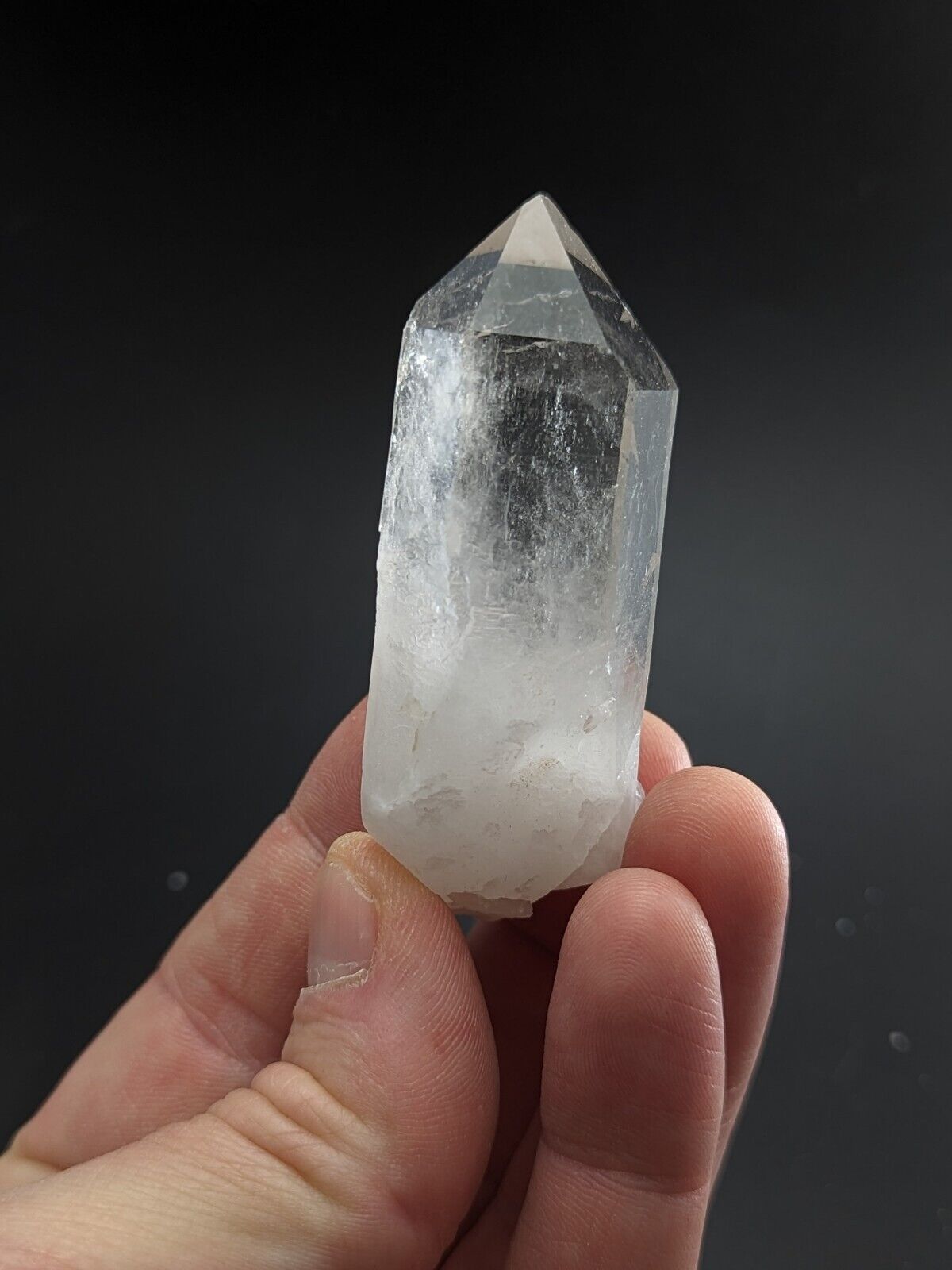 Old Stock Clear Quartz Crystal Point - Montgomery County Arkansas ooak - Collectibles:Rocks Fossils & Minerals:Crystals