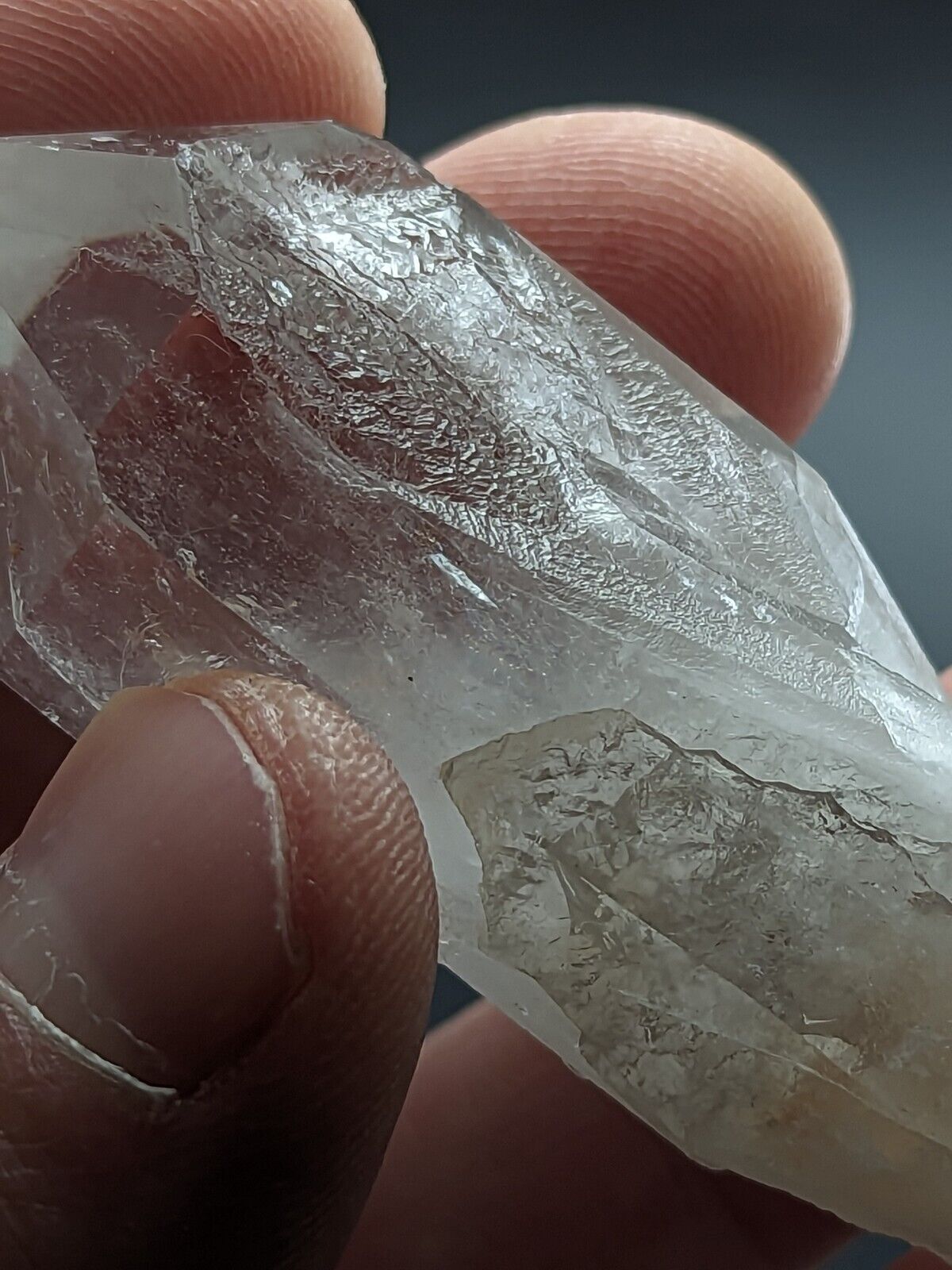 Old Stock Etched Quartz Crystal - Montgomery County Arkansas ooak - Collectibles:Rocks Fossils & Minerals:Crystals