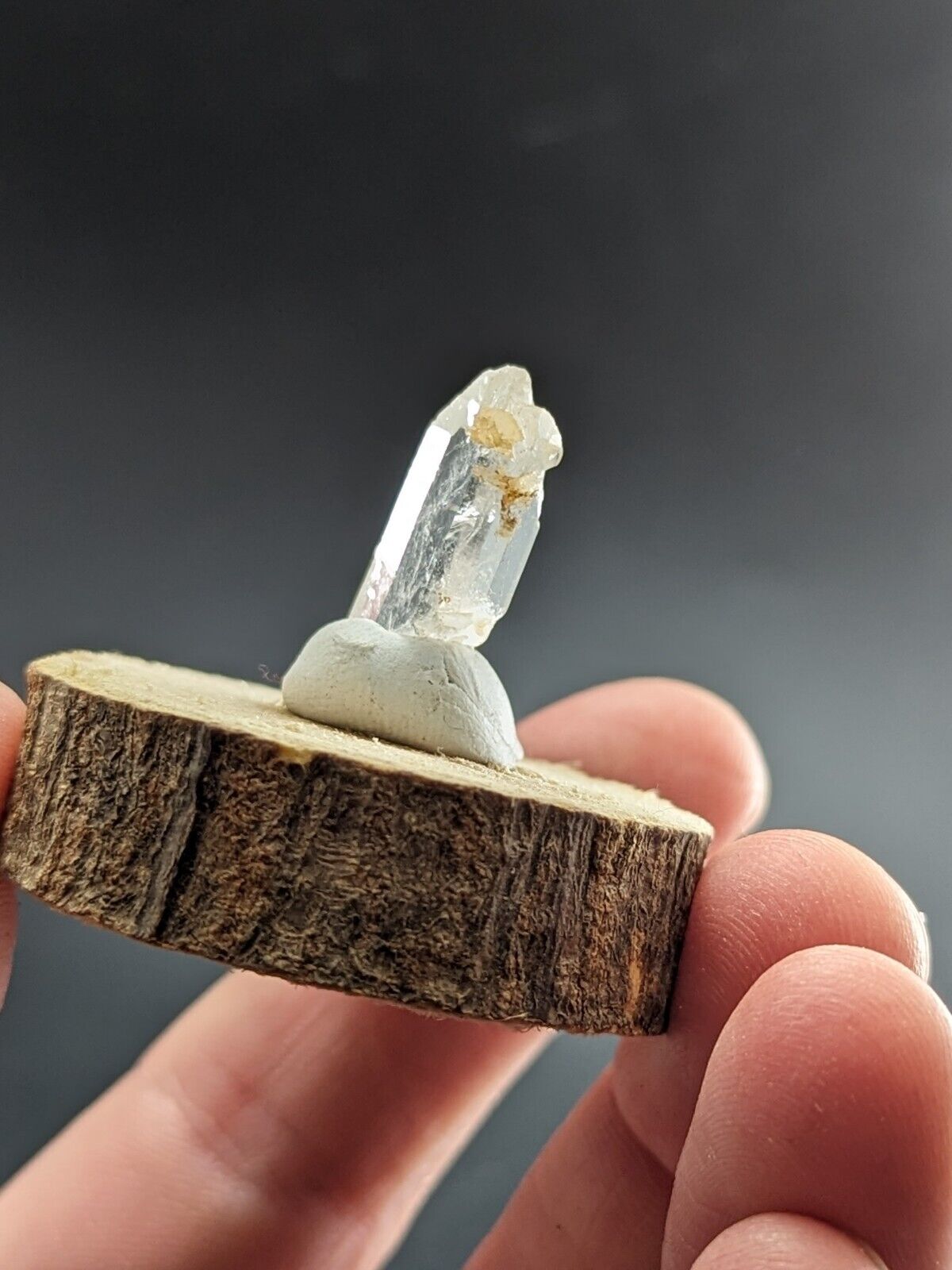 Old Stock Faden Quartz Crystal Point - Montgomery County Arkansas ooak - Collectibles:Rocks Fossils & Minerals:Crystals