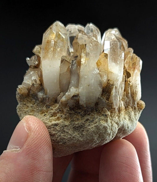 Old Stock Quartz Crystal Cluster from Saline County Arkansas USA - Collectibles:Rocks Fossils & Minerals:Crystals