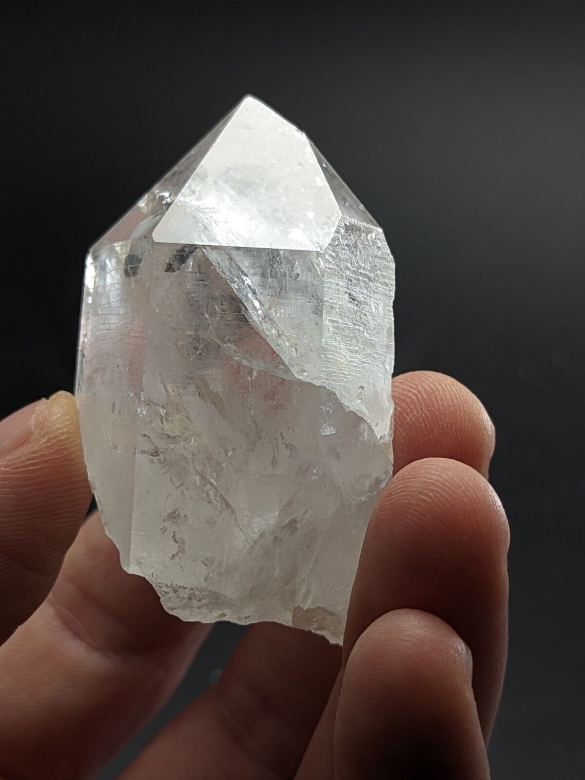 Old Stock ’Record Keeper’ Quartz Crystal - Montgomery County Arkansas ooak - Collectibles:Rocks Fossils &