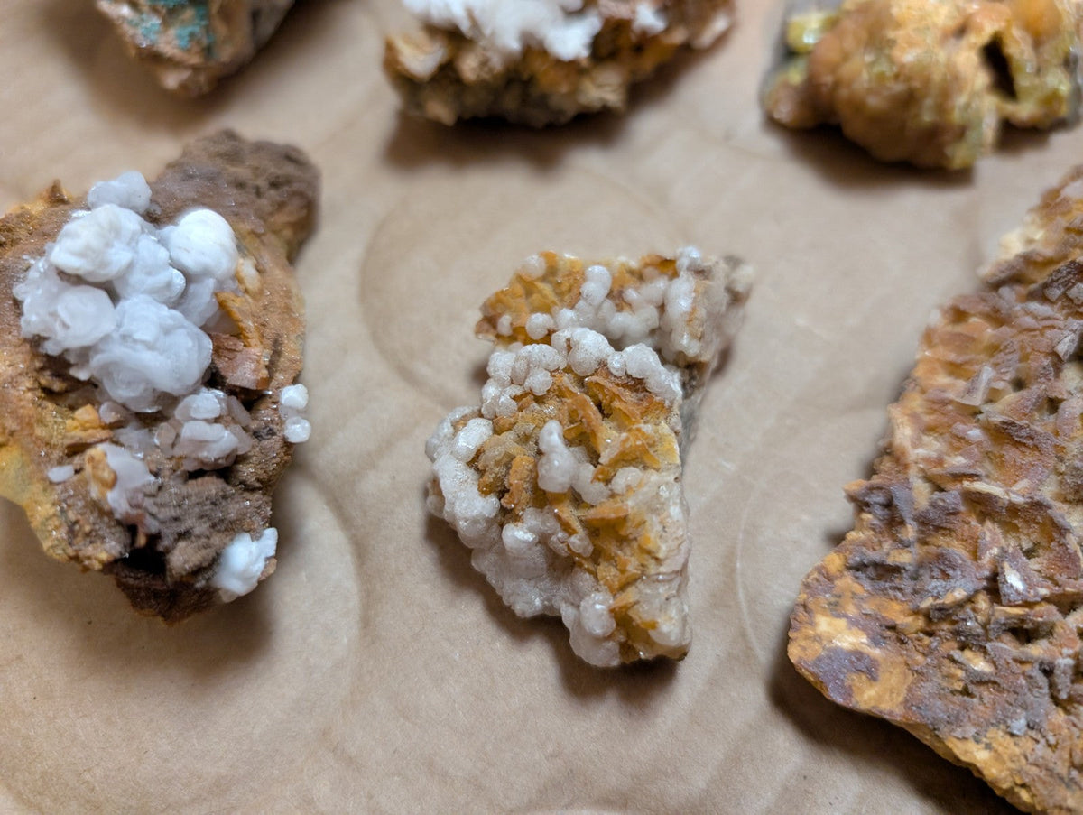 OOAK Set of Mineral Specimens from Rush Mining District Arkansas USA,Old Stock - Collectibles:Rocks Fossils &