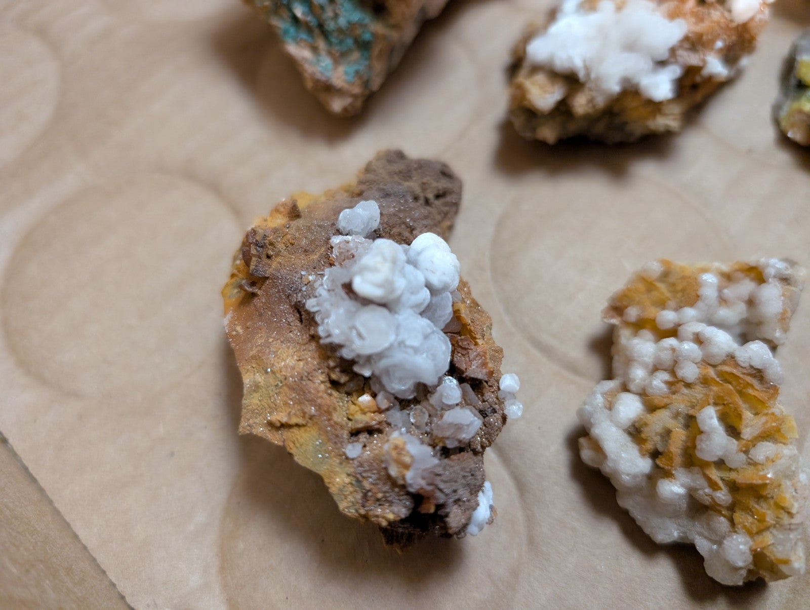 OOAK Set of Mineral Specimens from Rush Mining District Arkansas USA,Old Stock - Collectibles:Rocks Fossils &