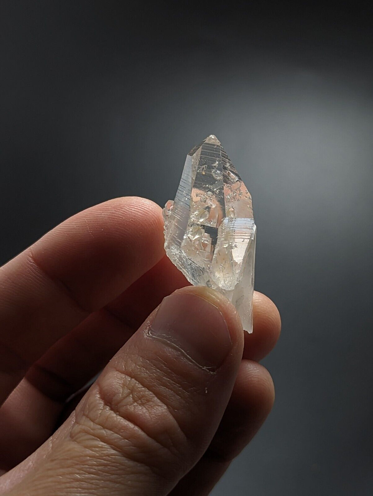 Optical Quartz Crystal w/ crystal inclusions - Montgomery County Arkansas ooak - Collectibles:Rocks Fossils &