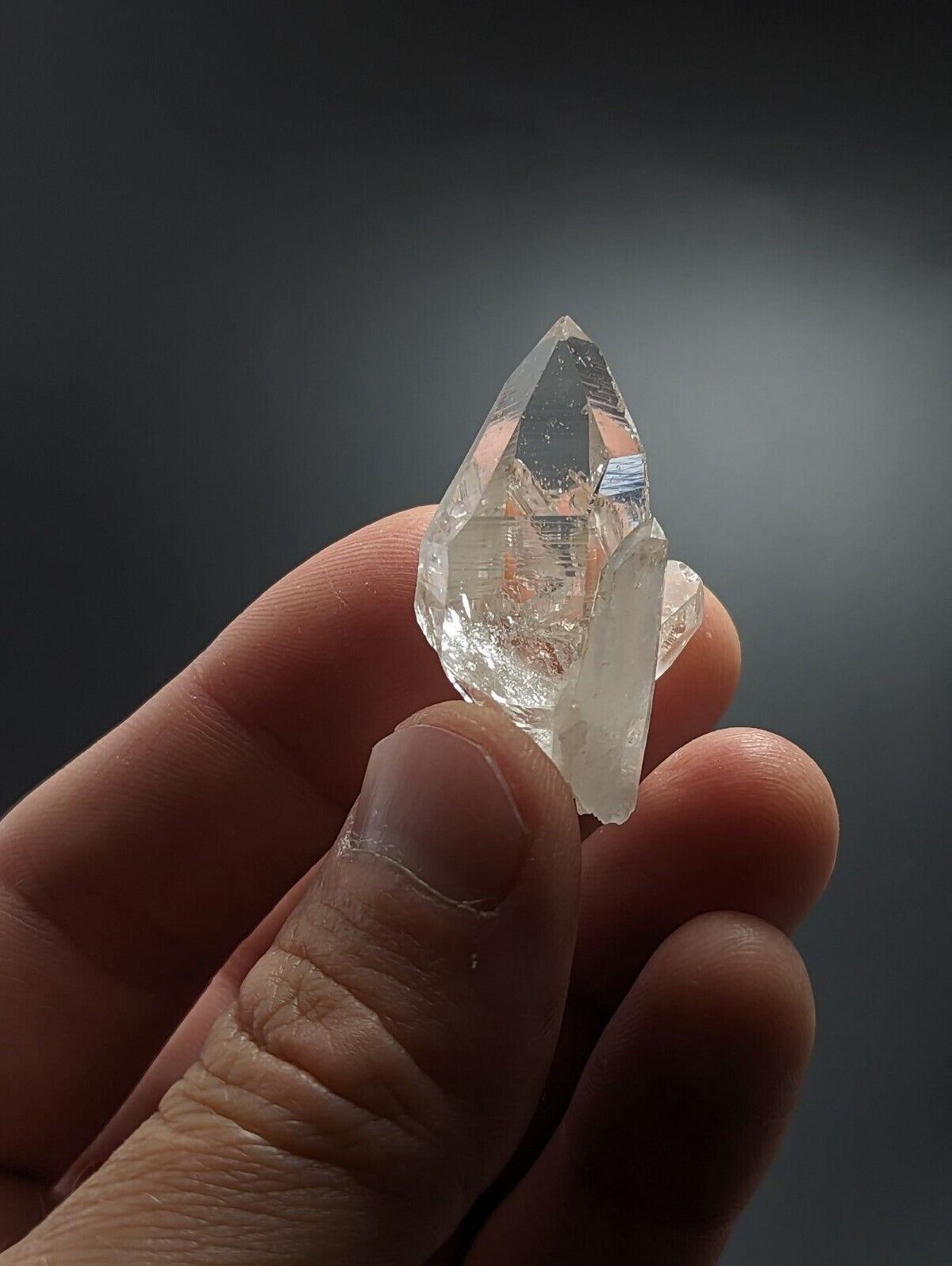 Optical Quartz Crystal w/ crystal inclusions - Montgomery County Arkansas ooak - Collectibles:Rocks Fossils &