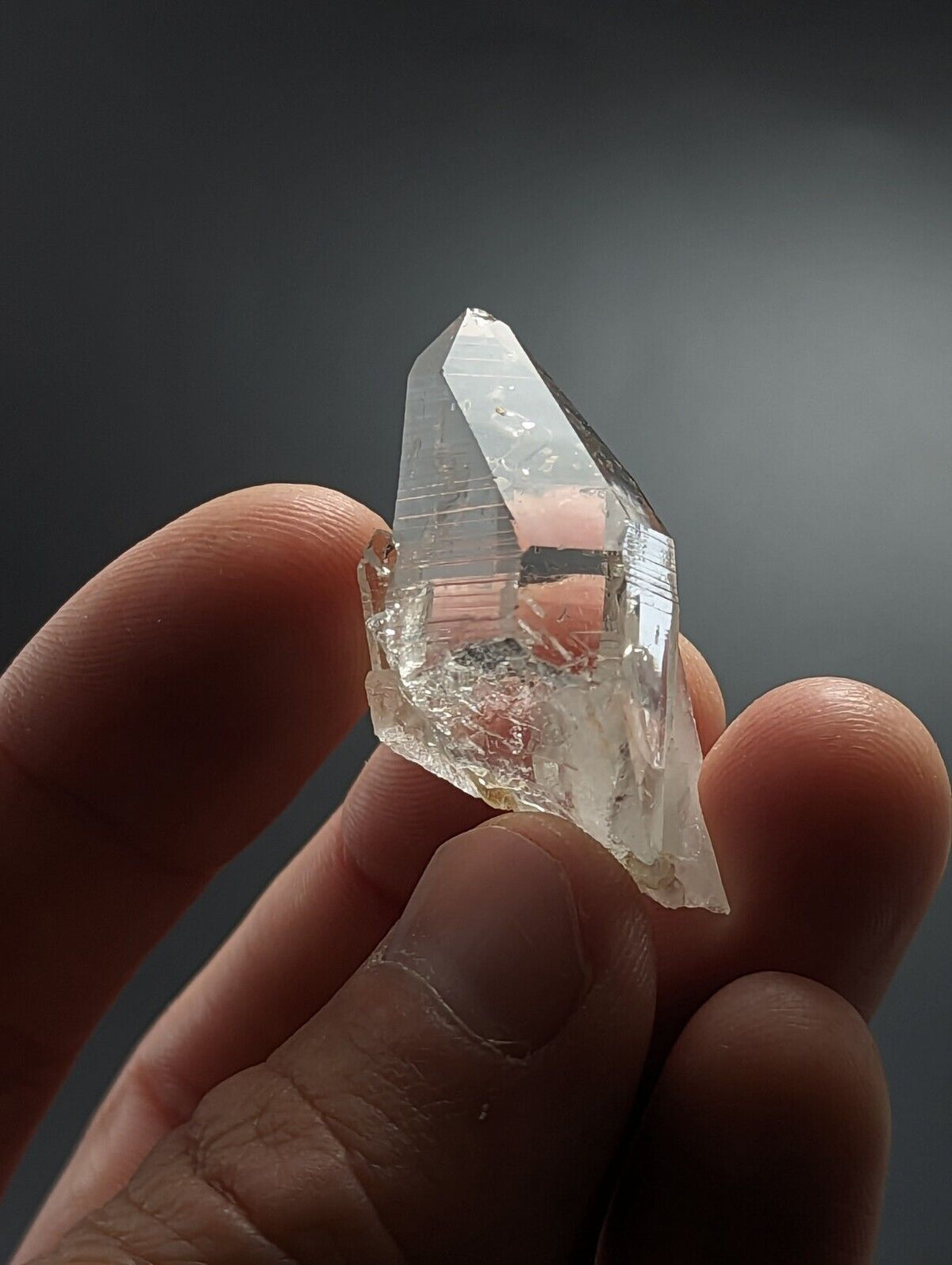 Optical Quartz Crystal w/ crystal inclusions - Montgomery County Arkansas ooak - Collectibles:Rocks Fossils &