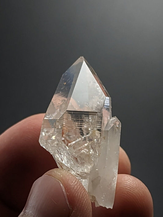 Optical Quartz Crystal w/ crystal inclusions - Montgomery County Arkansas ooak - Collectibles:Rocks Fossils &