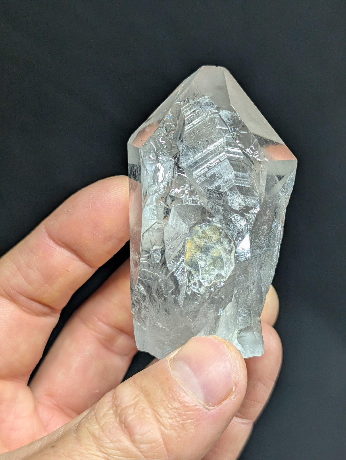 Phantom Quartz Crystal Amazing Old Stock Montgomery County Arkansas ooak - Collectibles:Rocks Fossils &