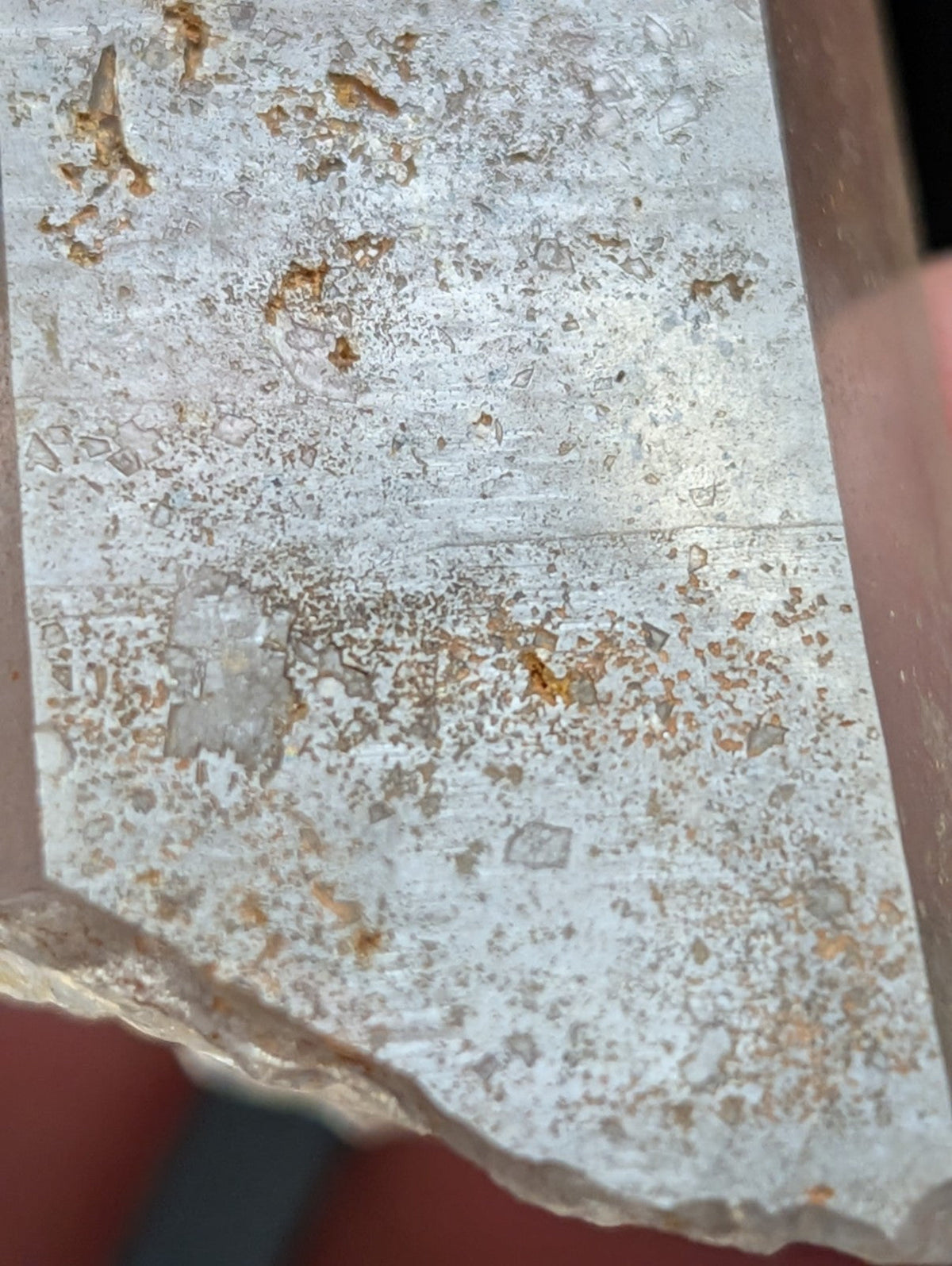 Phantom Quartz Crystal Point w/ amazing etchings Garland County Arkansas RARE - Collectibles:Rocks Fossils &