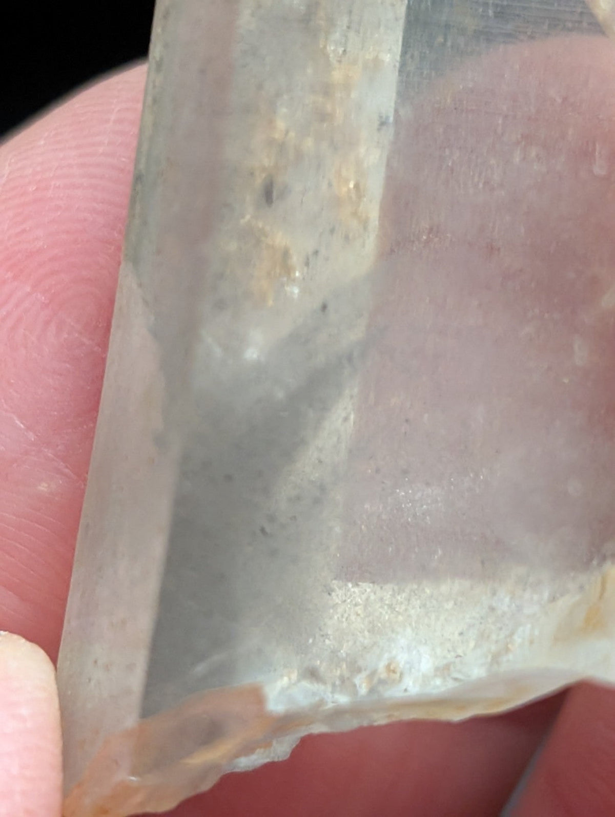 Phantom Quartz Crystal Point w/ amazing etchings Garland County Arkansas RARE - Collectibles:Rocks Fossils &