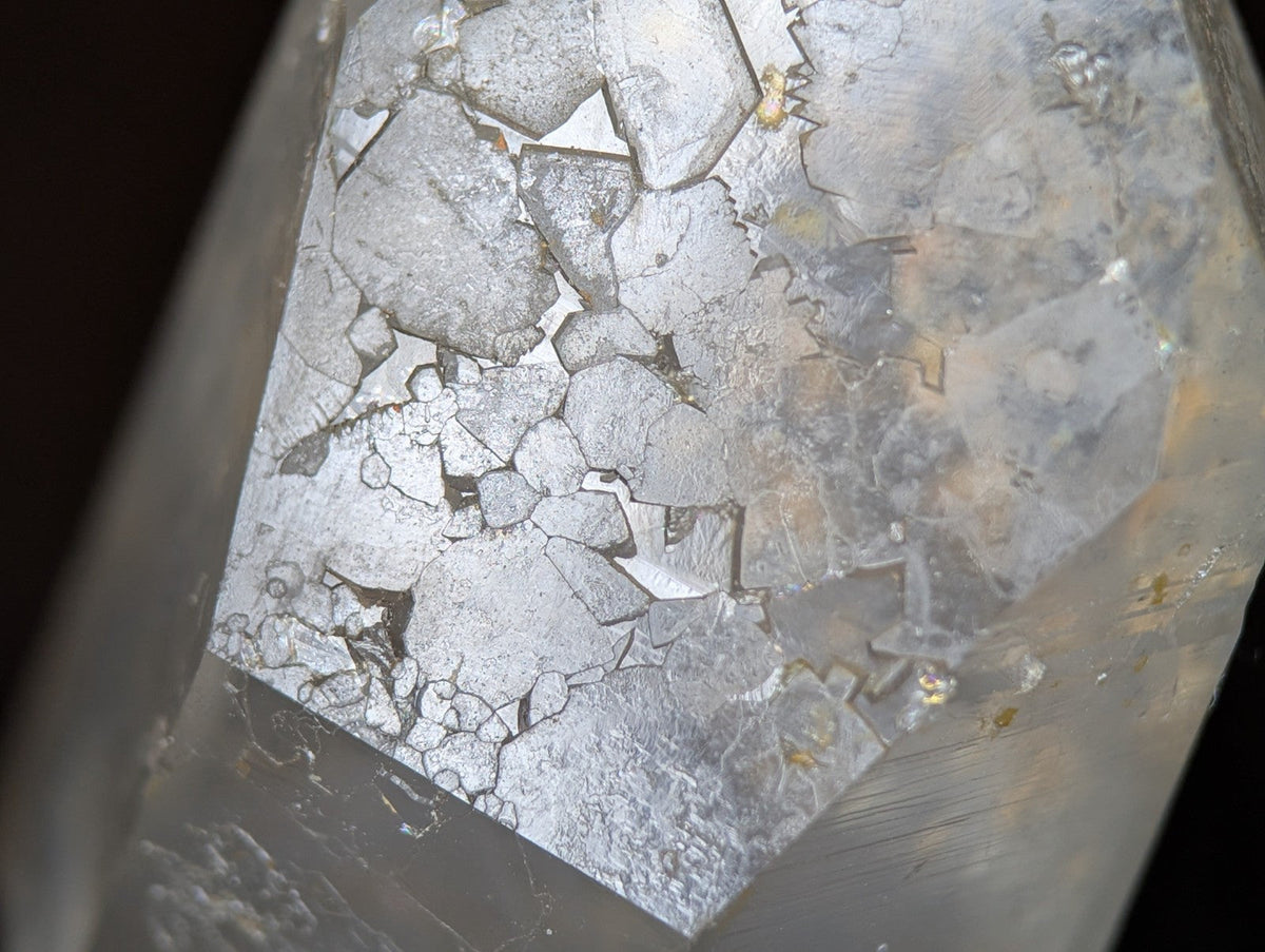 Phantom Quartz Crystal Point w/ amazing etchings Garland County Arkansas RARE - Collectibles:Rocks Fossils &
