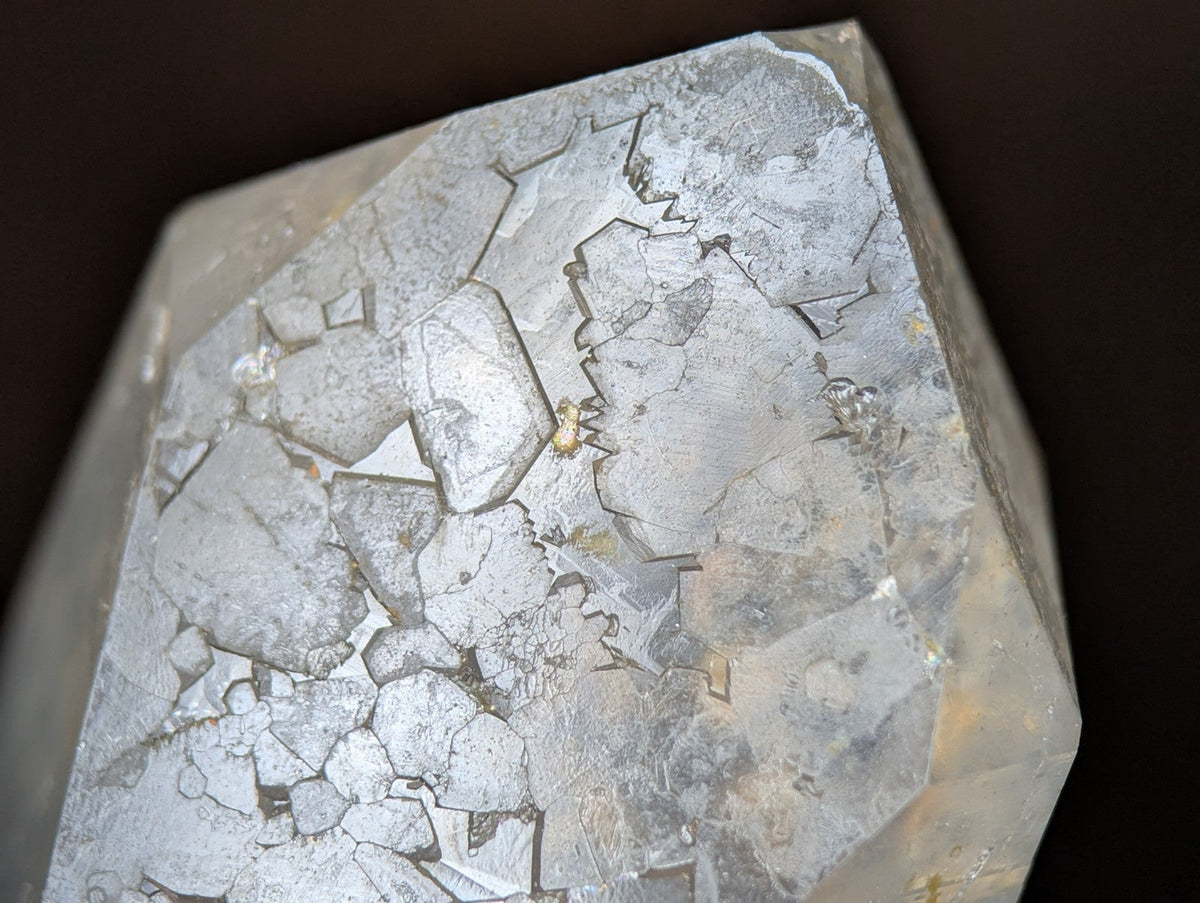 Phantom Quartz Crystal Point w/ amazing etchings Garland County Arkansas RARE - Collectibles:Rocks Fossils &