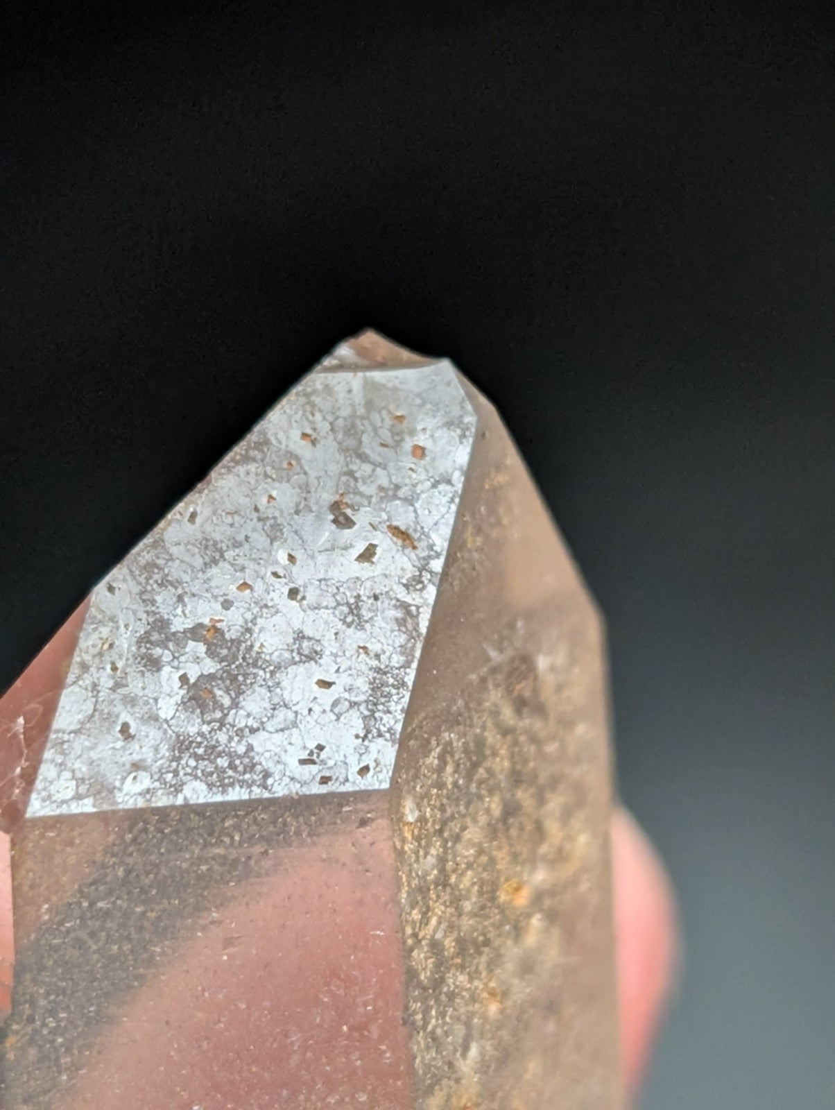 Phantom Quartz Crystal Point w/ amazing etchings Garland County Arkansas RARE - Collectibles:Rocks Fossils &