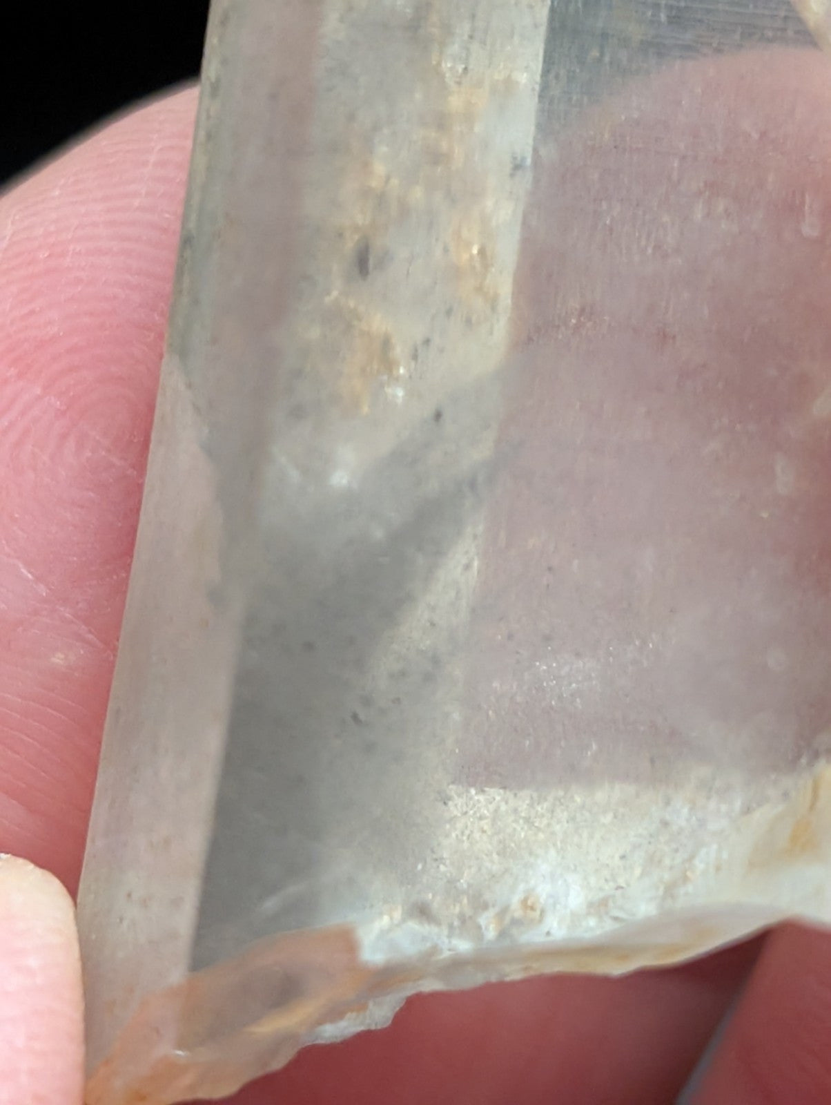 Phantom Quartz Crystal Point w/ amazing etchings Garland County Arkansas RARE - Collectibles:Rocks Fossils &