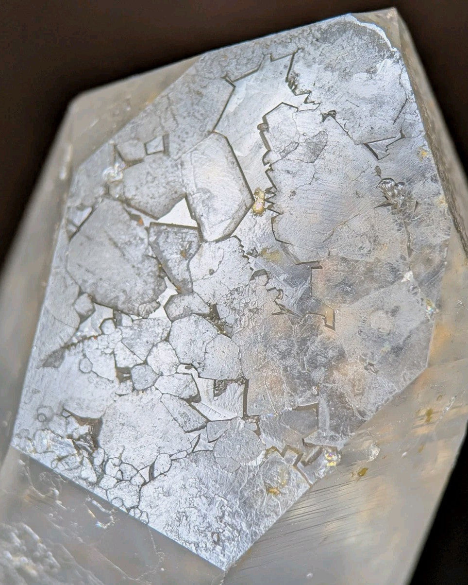 Phantom Quartz Crystal Point w/ amazing etchings Garland County Arkansas RARE - Collectibles:Rocks Fossils &