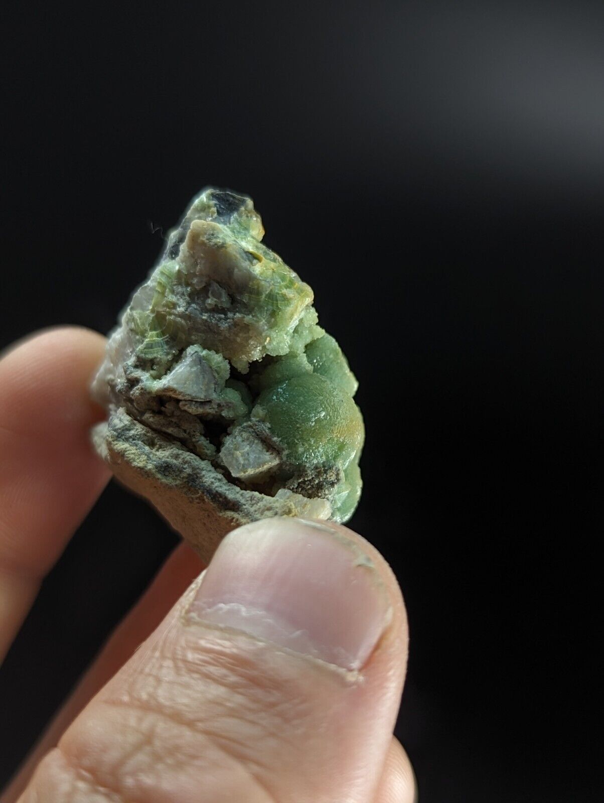 Phenomenal Wavellite - Old Stock w/ Large Eyes - Mauldin Mountain Arkansas - Collectibles:Rocks Fossils &