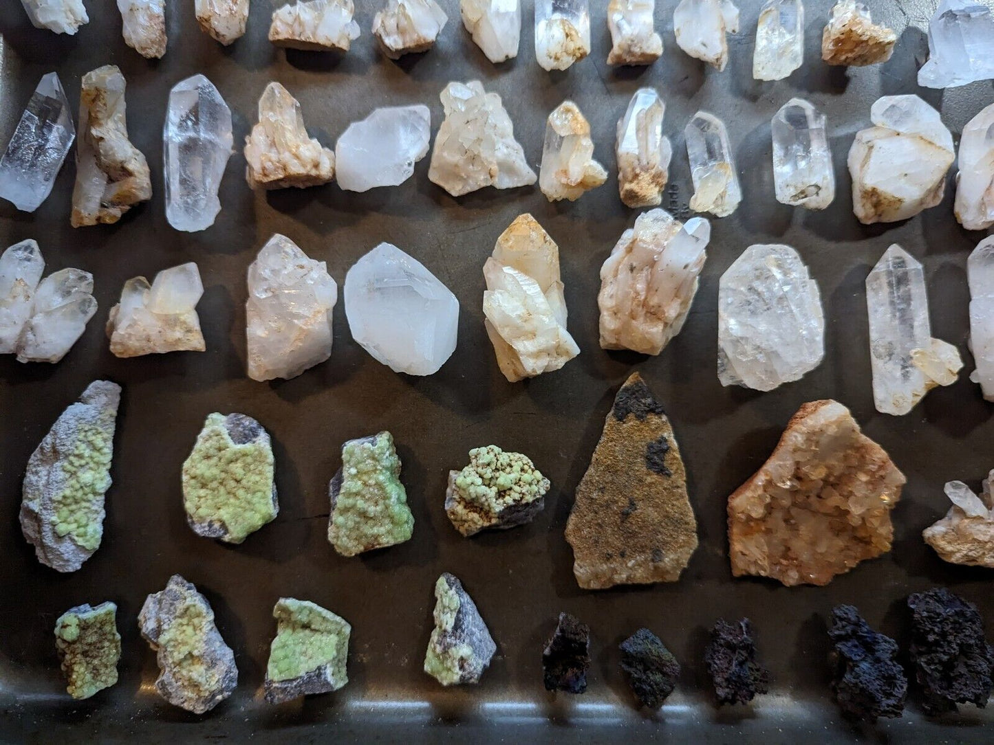 Quartz Crystal Magnets Hand mined Arkansas USA Unique Fridge x3 Set - Collectibles:Kitchen & Home:Kitchen Tools