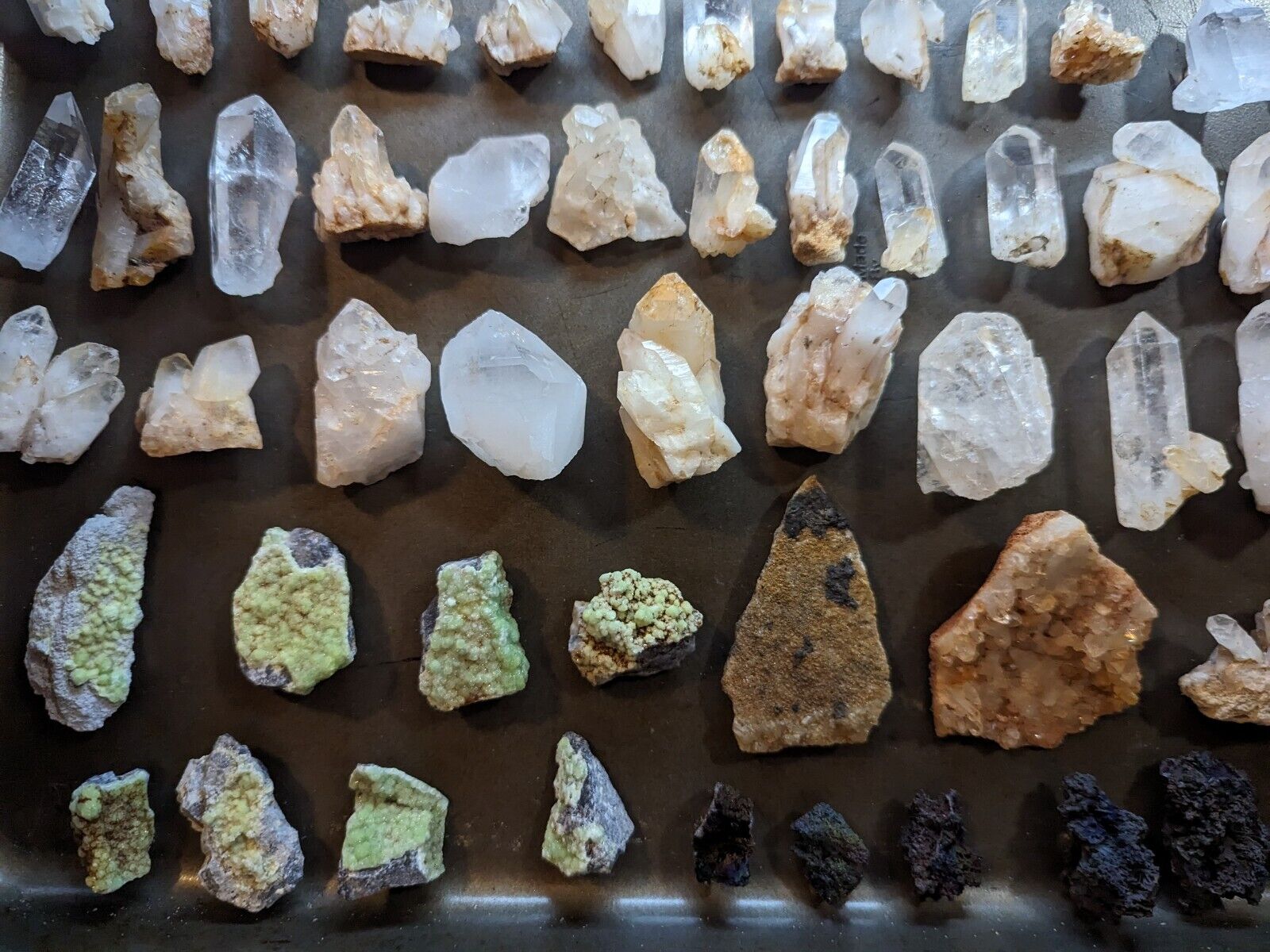 Quartz Crystal Magnets Hand mined Arkansas USA Unique Fridge x3 Set - Collectibles:Kitchen & Home:Kitchen Tools
