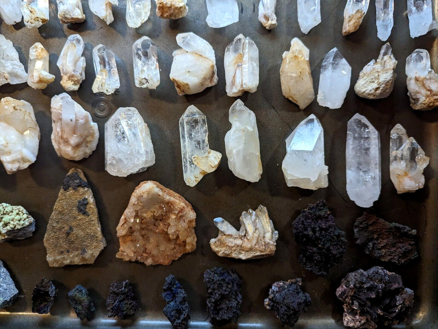 Quartz Crystal Magnets Hand mined Arkansas USA Unique Fridge x3 Set - Collectibles:Kitchen & Home:Kitchen Tools