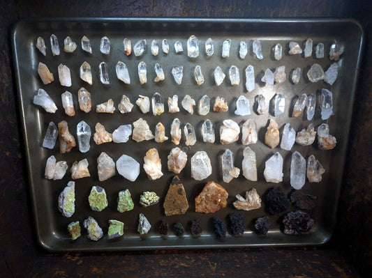Quartz Crystal Magnets Hand mined Arkansas USA Unique Fridge x3 Set - Collectibles:Kitchen & Home:Kitchen Tools