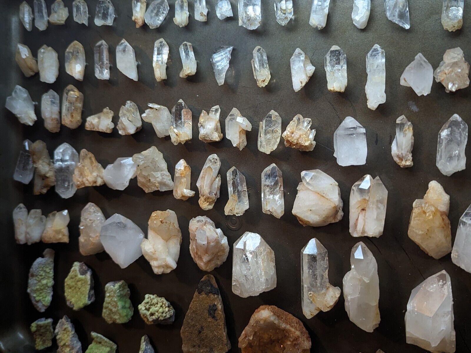 Quartz Crystal Magnets Hand mined Arkansas USA Unique Fridge x3 Set - Collectibles:Kitchen & Home:Kitchen Tools