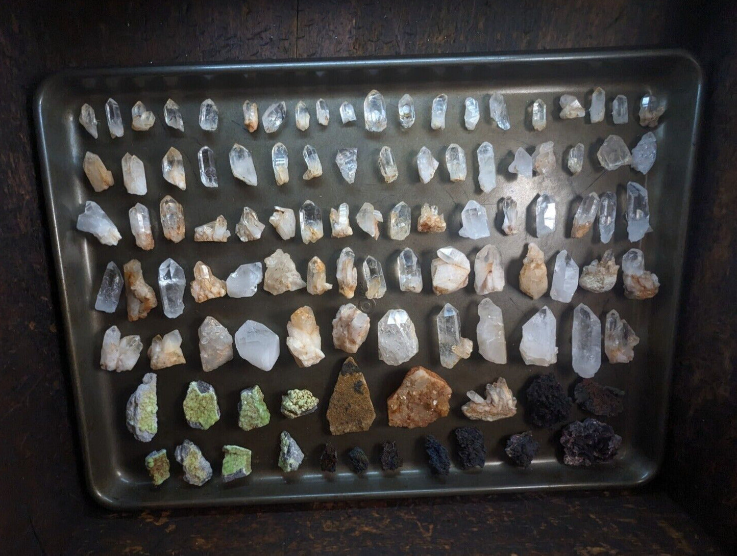 Quartz Crystal Magnets Hand mined Arkansas USA Unique Fridge x3 Set - Collectibles:Kitchen & Home:Kitchen Tools