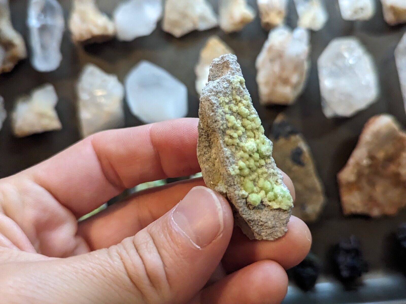 Quartz Crystal Magnets Hand mined Arkansas USA Unique Fridge x3 Set - Collectibles:Kitchen & Home:Kitchen Tools