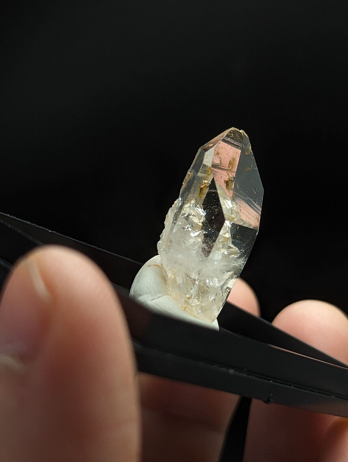 Quartz - Unique crystal w/ case - Old Stock - Garland County Arkansas ooak - Collectibles:Rocks Fossils &