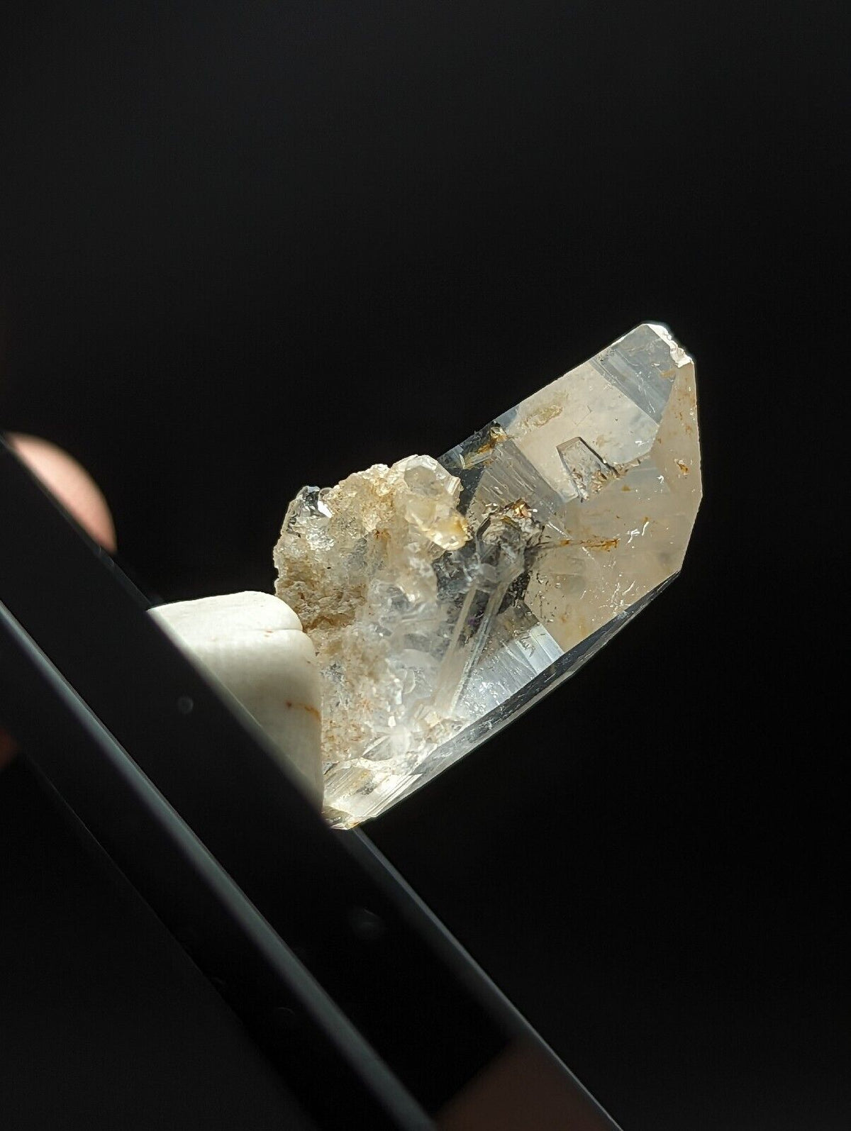 Quartz - Unique crystal w/ case - Old Stock - Garland County Arkansas ooak - Collectibles:Rocks Fossils &