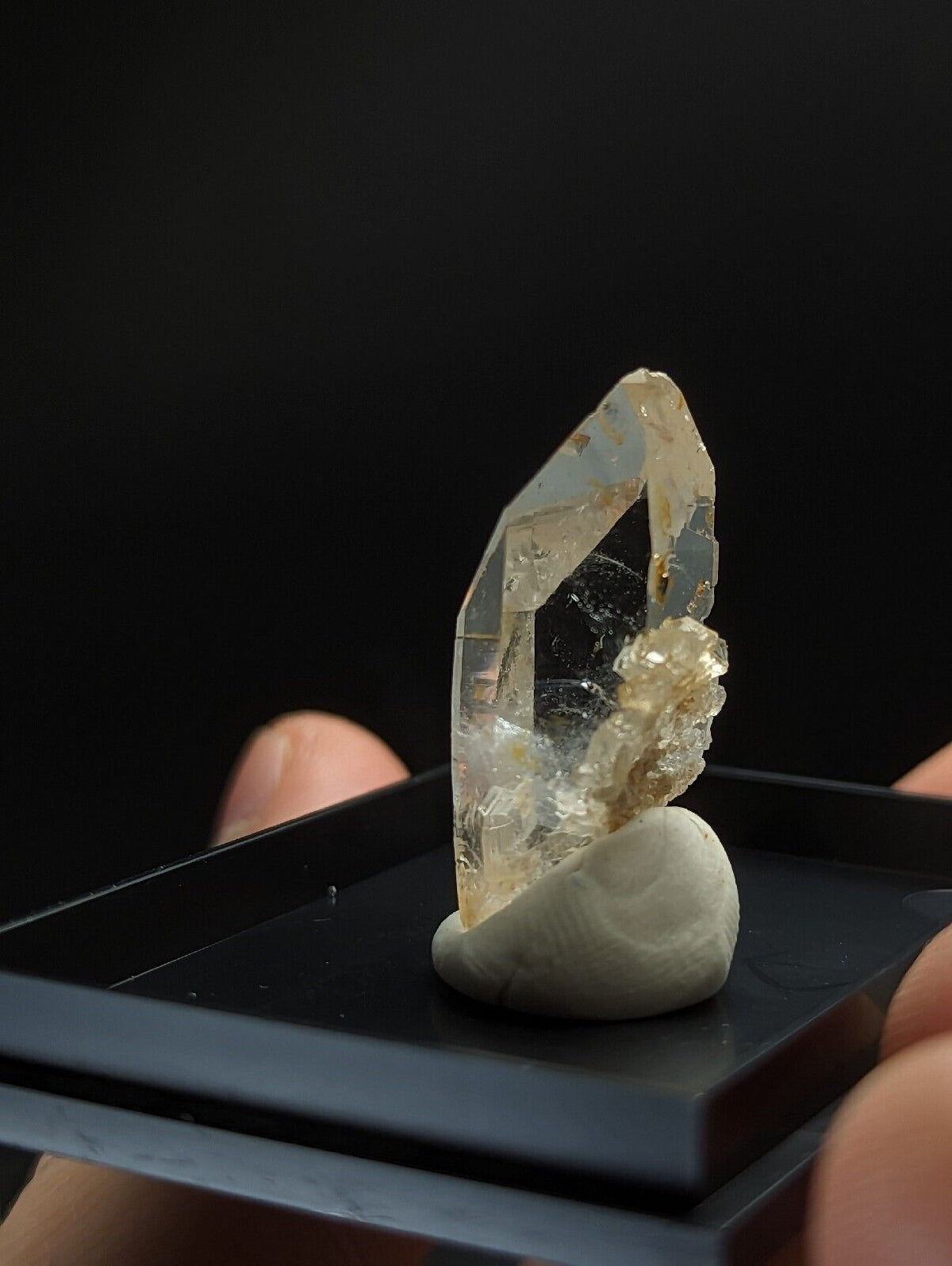 Quartz - Unique crystal w/ case - Old Stock - Garland County Arkansas ooak - Collectibles:Rocks Fossils &