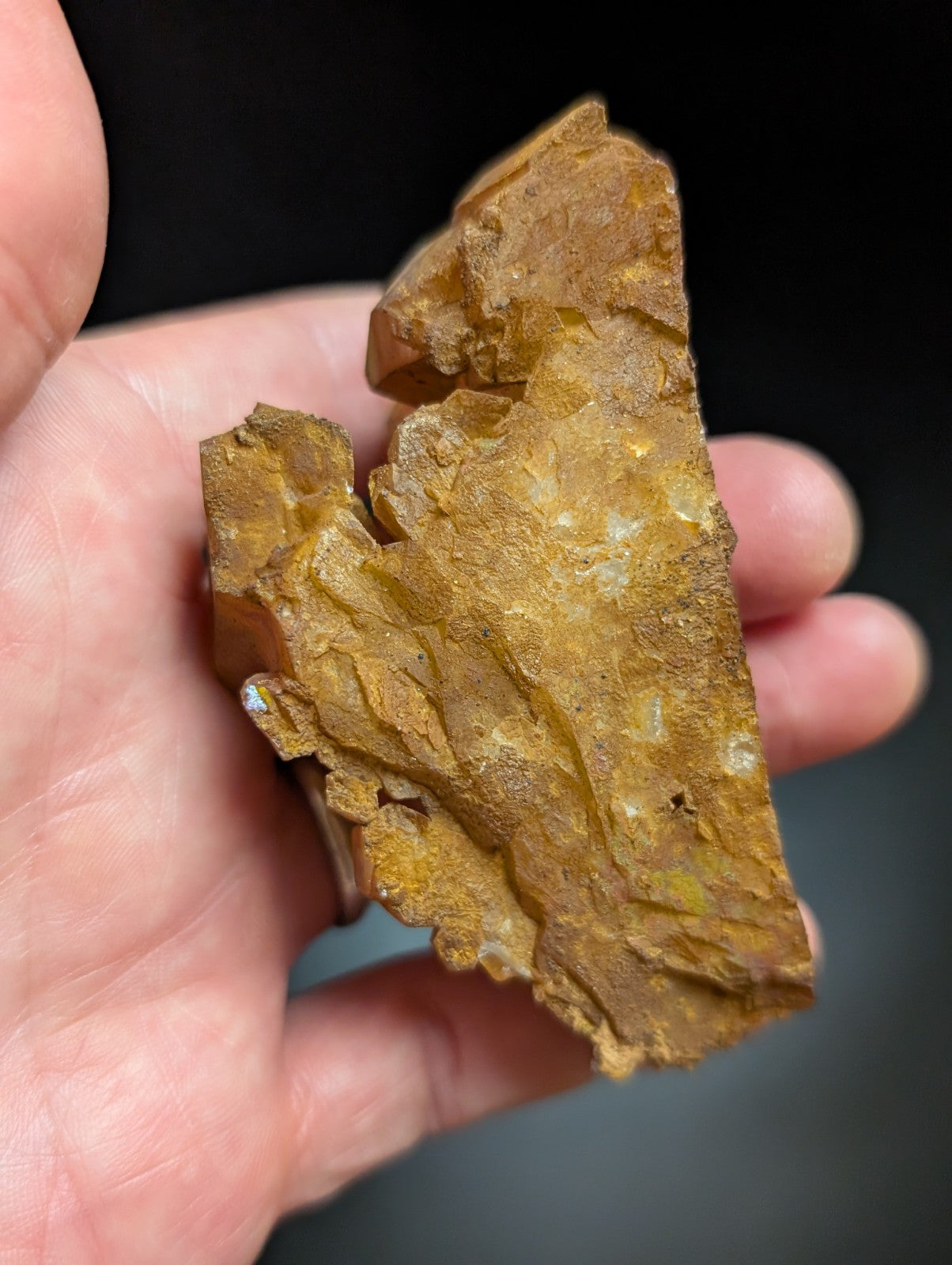 Rainbow Quartz Crystal Cluster -Montgomery Co. Arkansas w/ natural iridescence - Collectibles:Rocks Fossils &