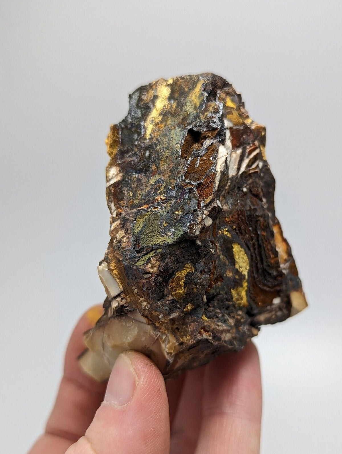 Rare Cacoxenite Rockbridgeite Kidwellite Etc -York Mine Polk Co Arkansas - Collectibles:Rocks Fossils &