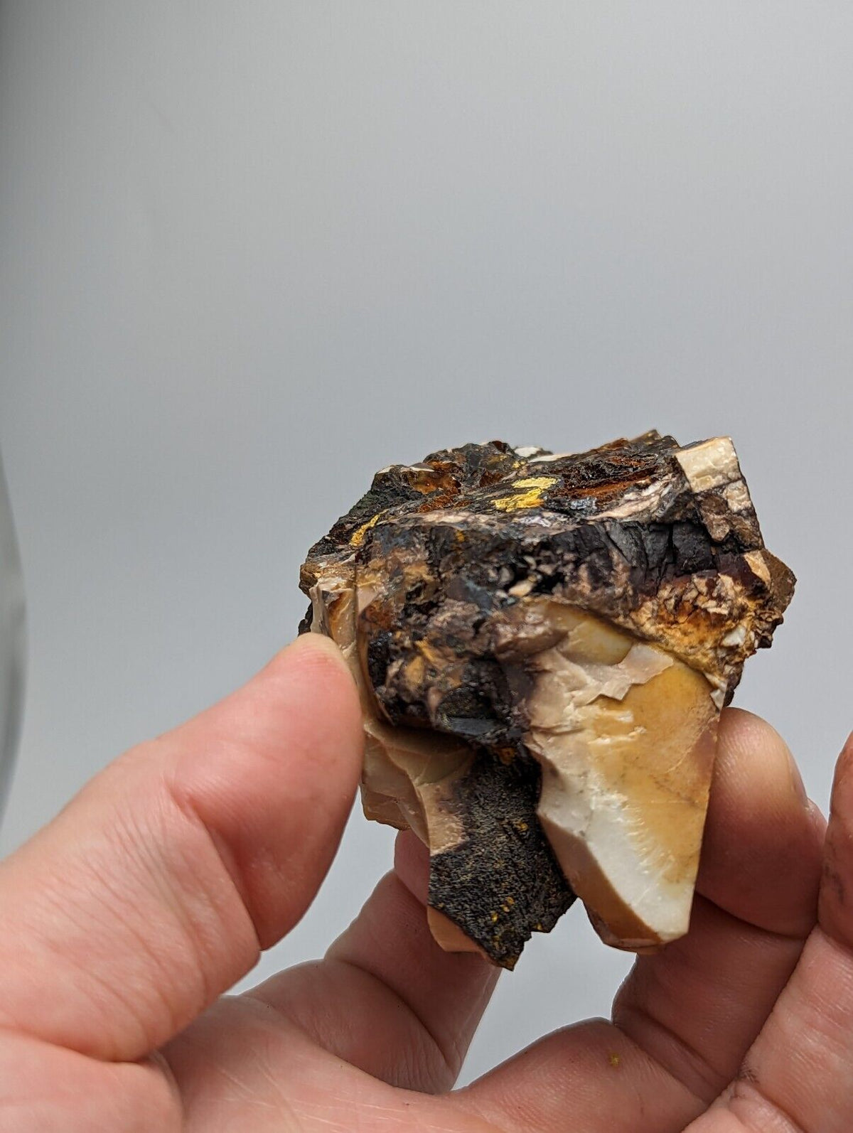 Rare Cacoxenite Rockbridgeite Kidwellite Etc -York Mine Polk Co Arkansas - Collectibles:Rocks Fossils &
