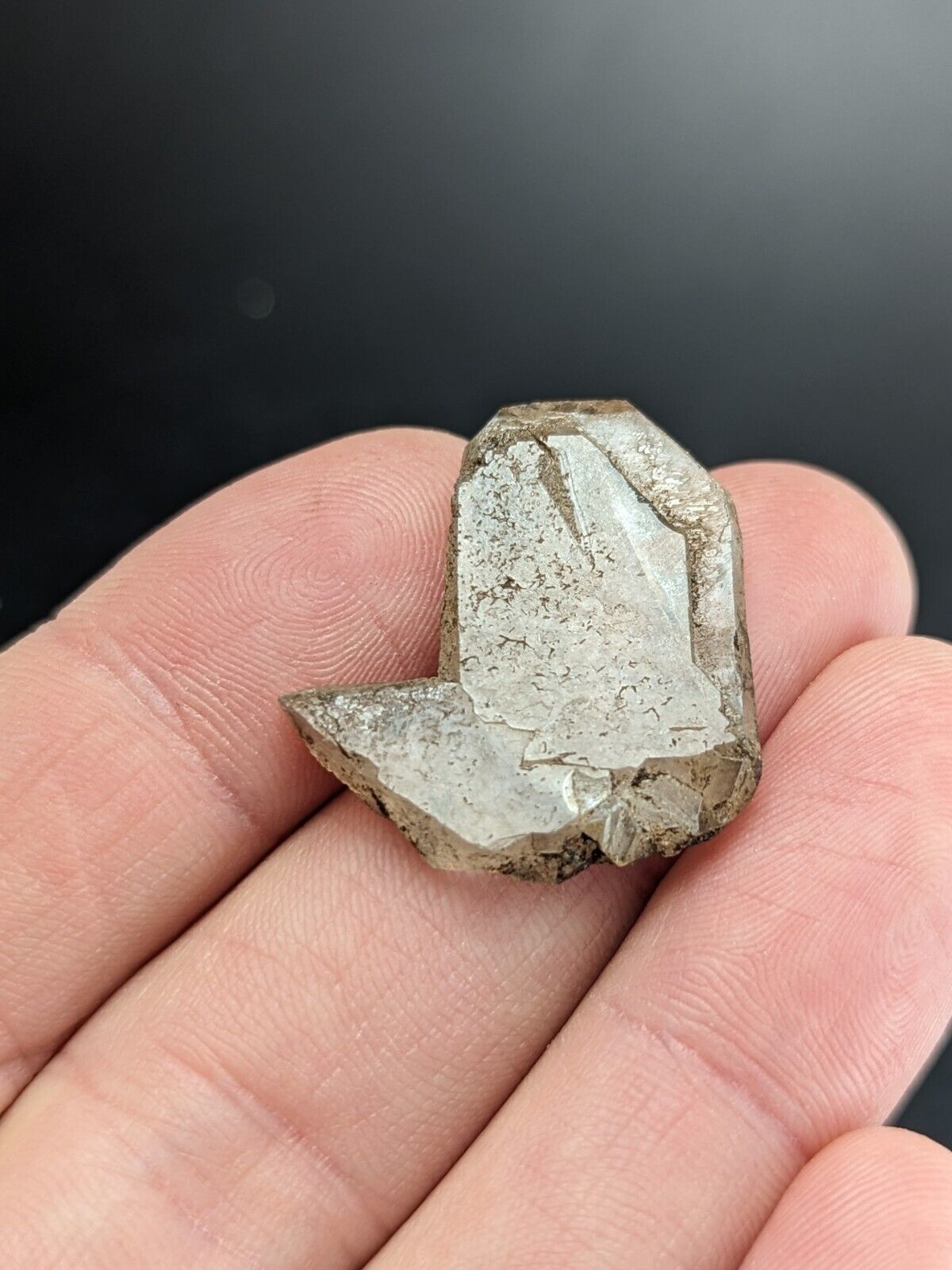 Rare Japan Law Twin Quartz Crystal Arizona USA old stock - Collectibles:Rocks Fossils & Minerals:Crystals Mineral