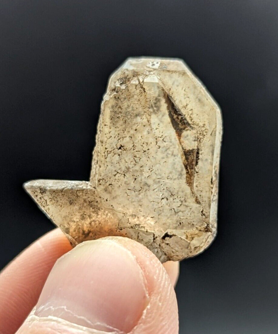 Rare Japan Law Twin Quartz Crystal Arizona USA old stock - Collectibles:Rocks Fossils & Minerals:Crystals Mineral