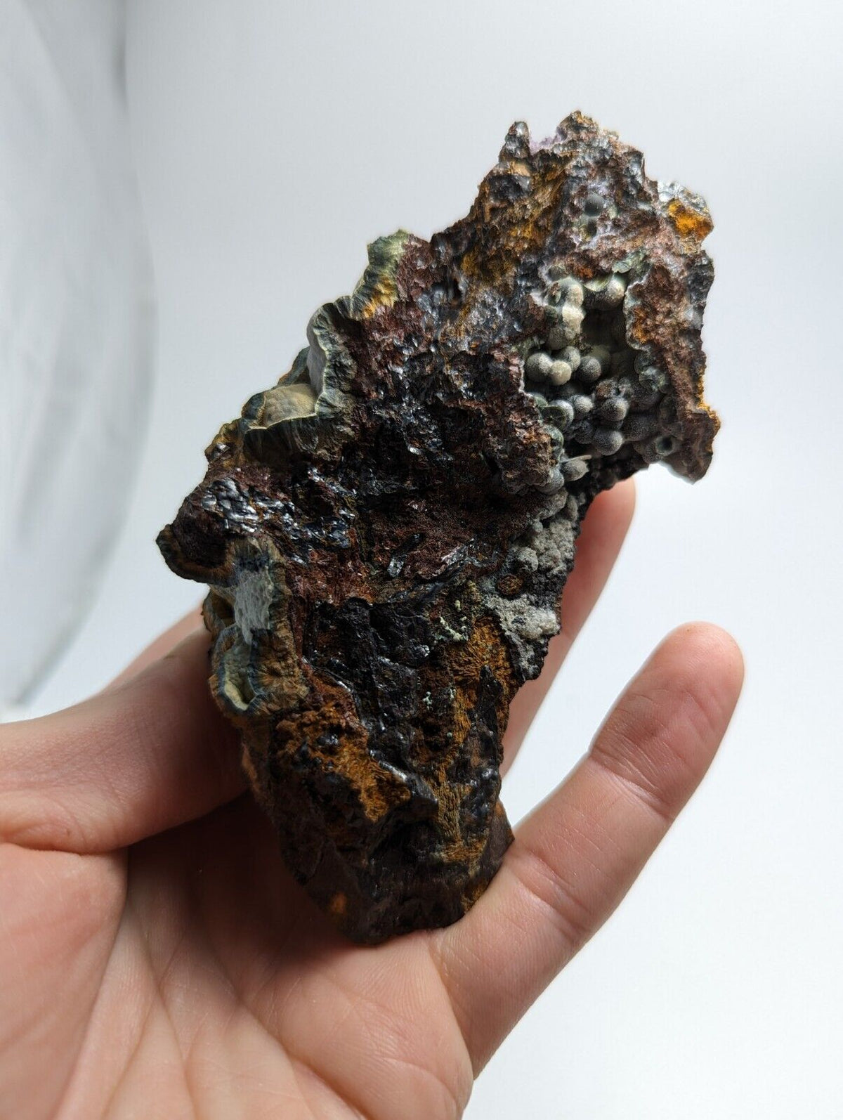 Rare Kidwellite On Eleonorite Iron Phosphates Polk Co Arkansas Old Stock - Collectibles:Rocks Fossils &