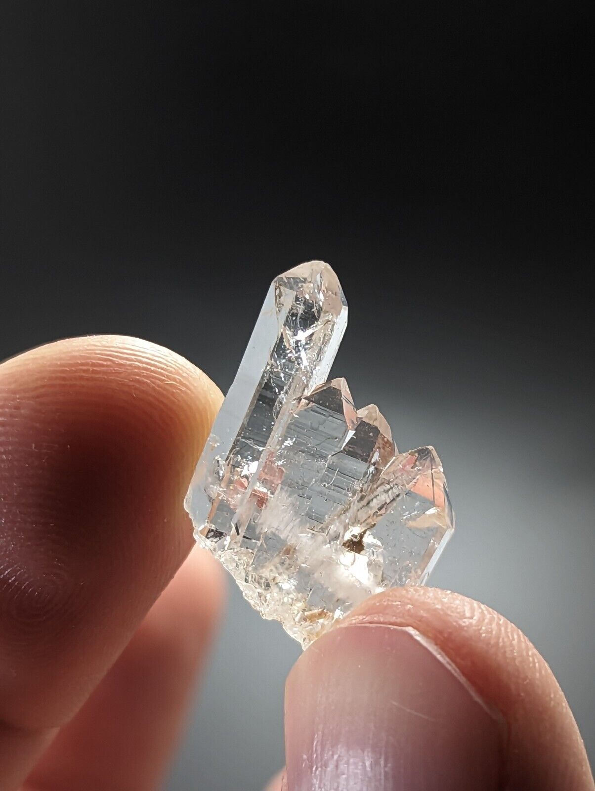 Rare Optical Faden Quartz Crystal - Montgomery County Arkansas ooak - Collectibles:Rocks Fossils & Minerals:Crystals