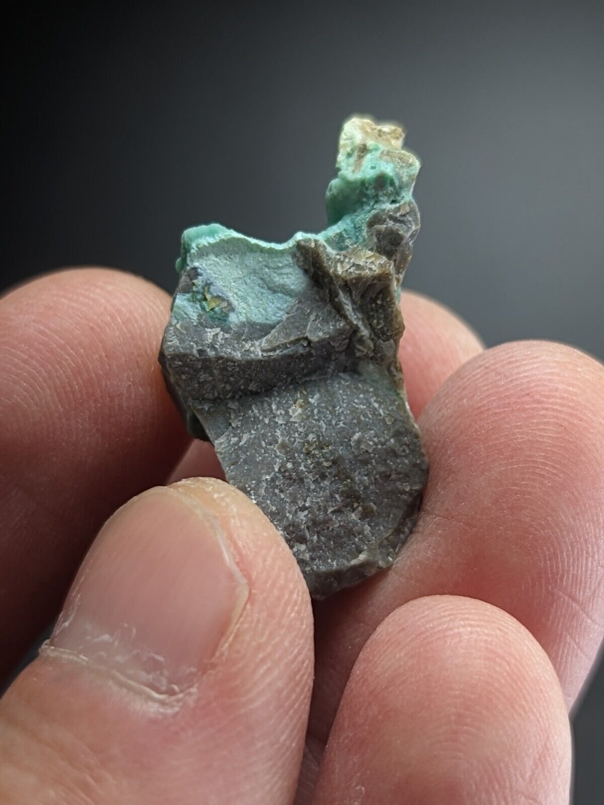 Rare Wavellite on Rashleighite Polk County Arkansas Old Stock ex Delinde - Collectibles:Rocks Fossils &