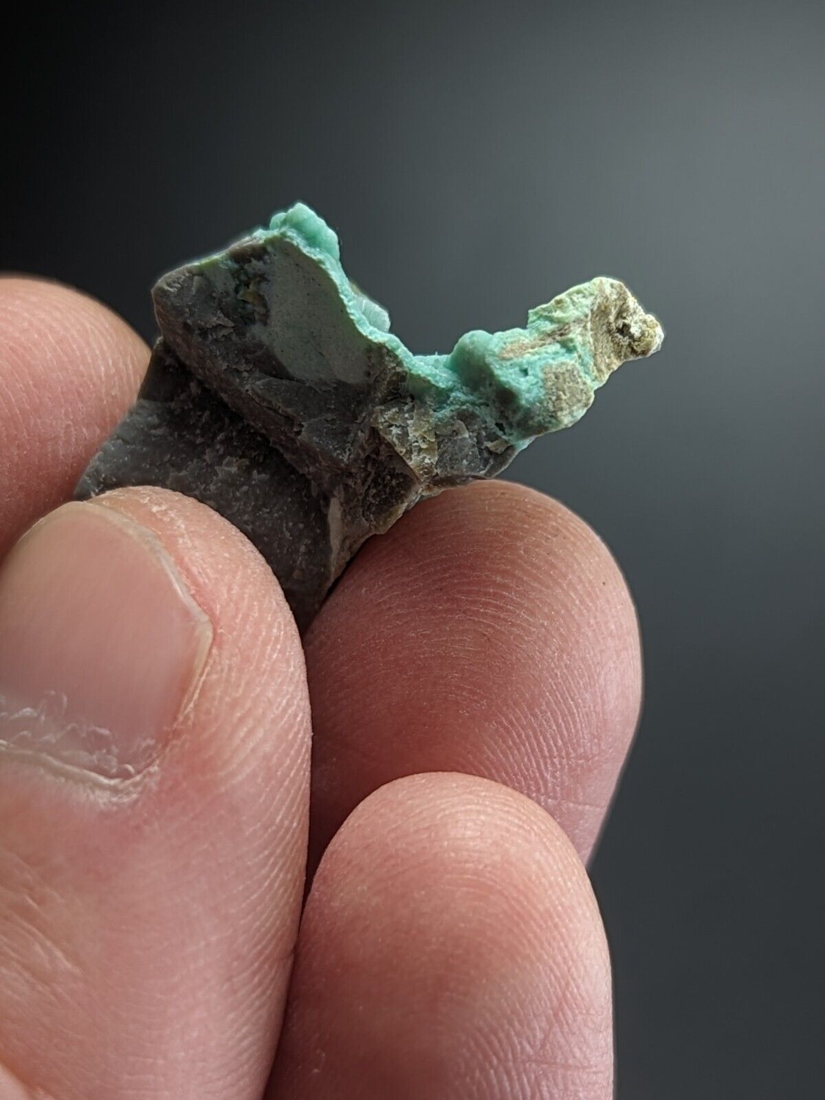 Rare Wavellite on Rashleighite Polk County Arkansas Old Stock ex Delinde - Collectibles:Rocks Fossils &
