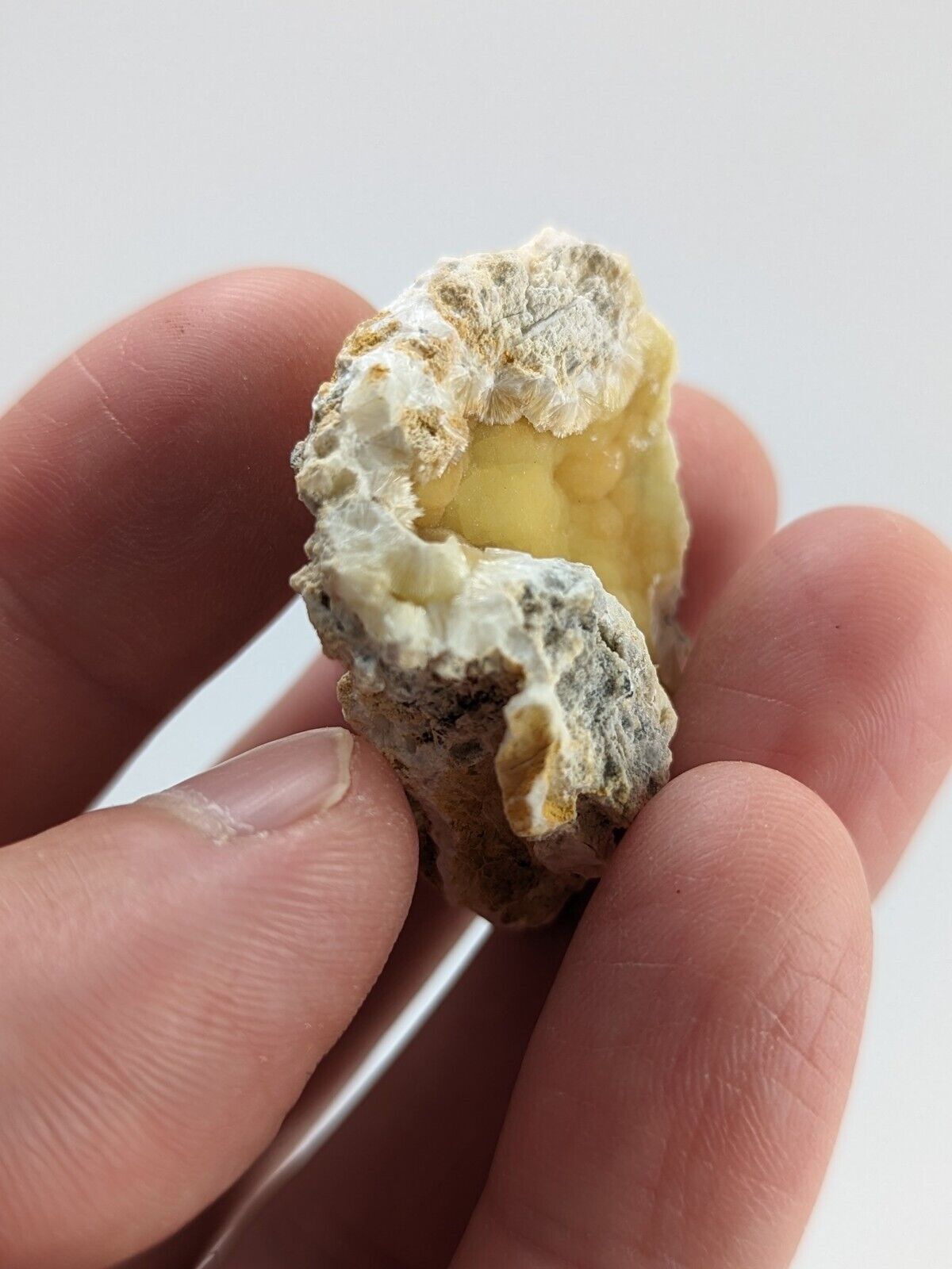 Rare Yellow Wavellite -Old Stock - Crows Saline County Arkansas - Collectibles:Rocks Fossils & Minerals:Crystals