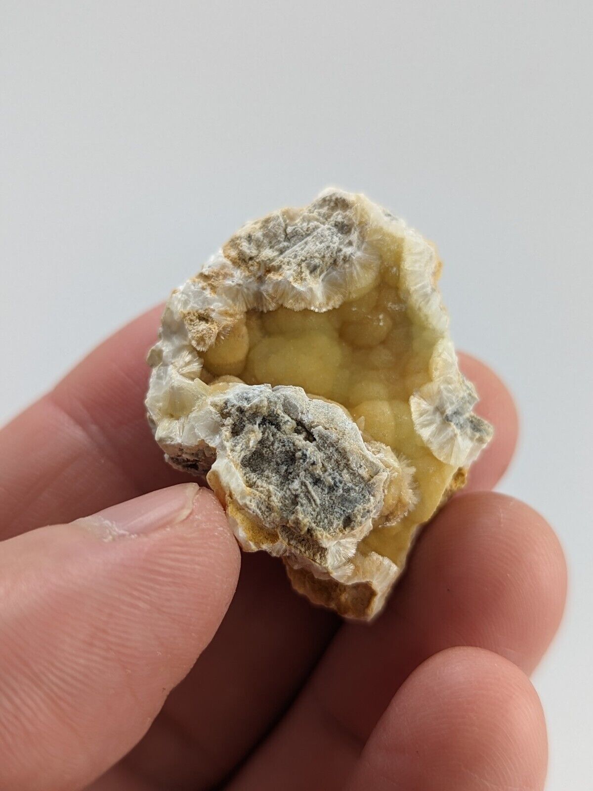 Rare Yellow Wavellite -Old Stock - Crows Saline County Arkansas - Collectibles:Rocks Fossils & Minerals:Crystals