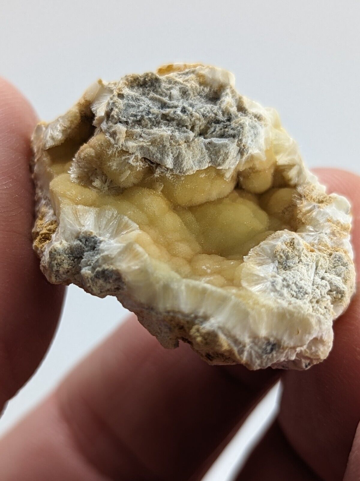 Rare Yellow Wavellite -Old Stock - Crows Saline County Arkansas - Collectibles:Rocks Fossils & Minerals:Crystals