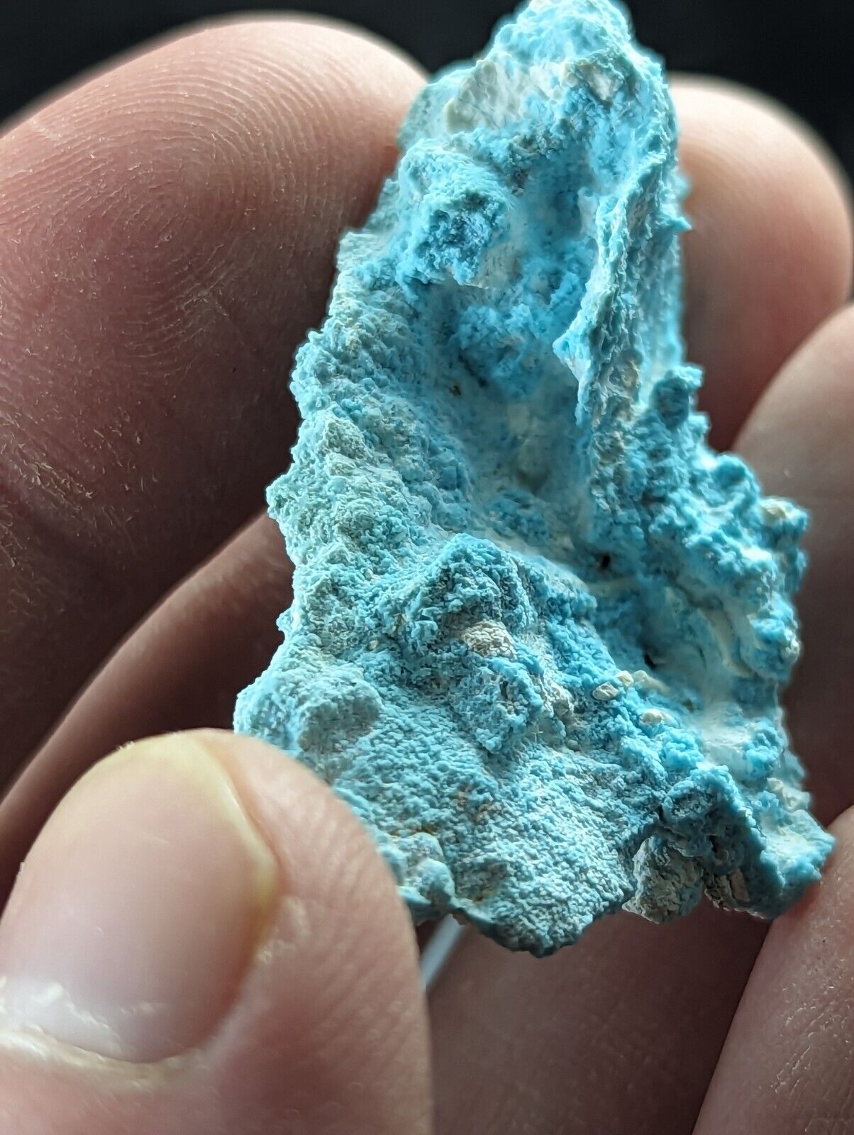 Raw Turquoise from Porter Mountain Polk County Arkansas - ex Henry Delinde - Collectibles:Rocks Fossils &