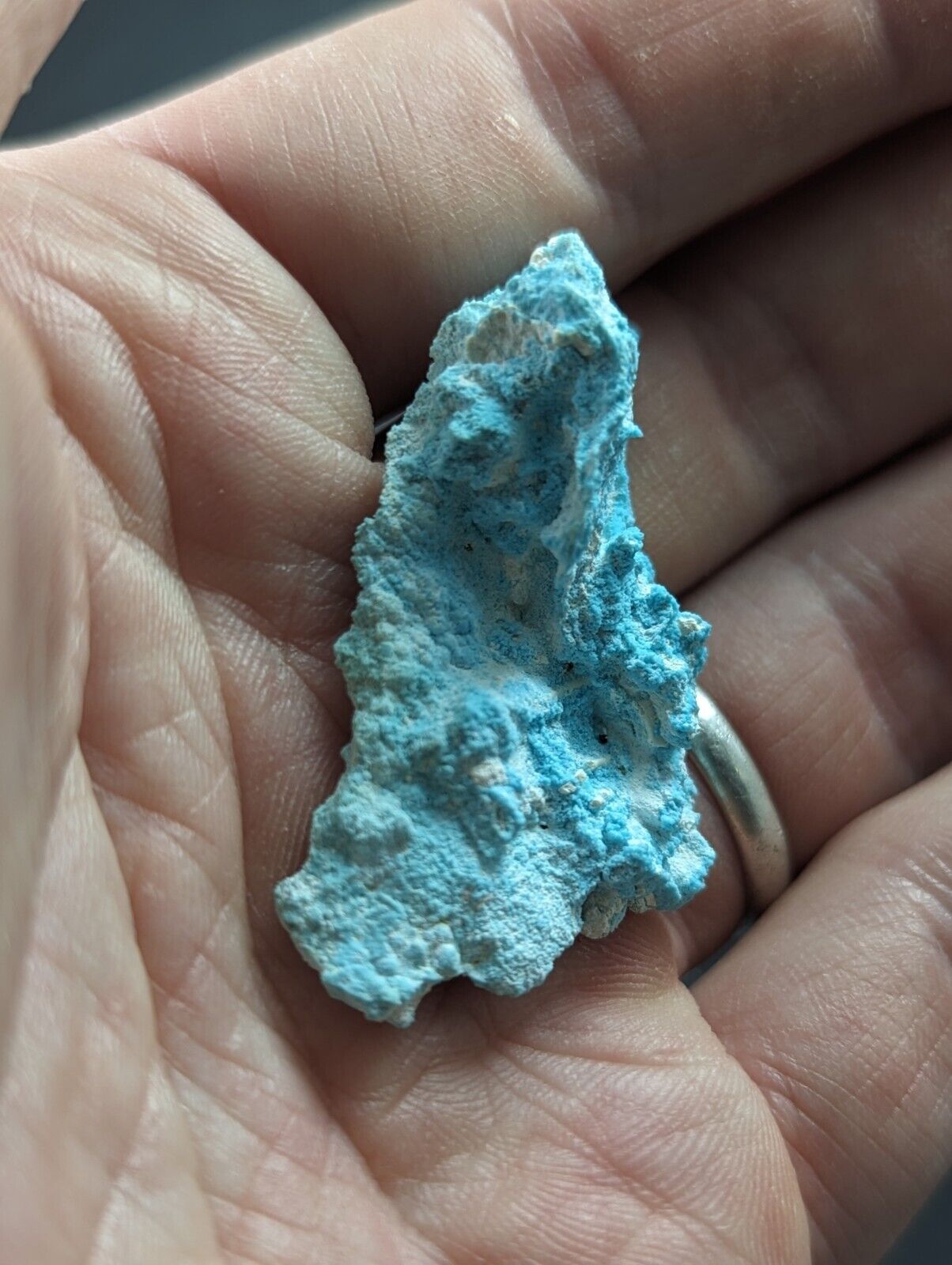 Raw Turquoise from Porter Mountain Polk County Arkansas - ex Henry Delinde - Collectibles:Rocks Fossils &