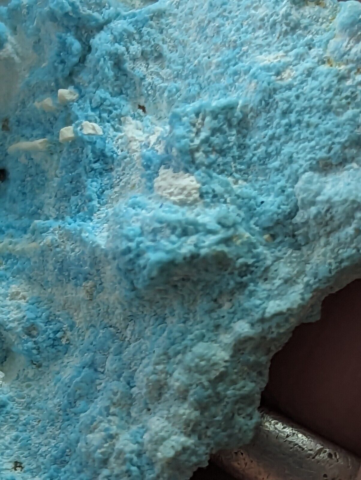 Raw Turquoise from Porter Mountain Polk County Arkansas - ex Henry Delinde - Collectibles:Rocks Fossils &