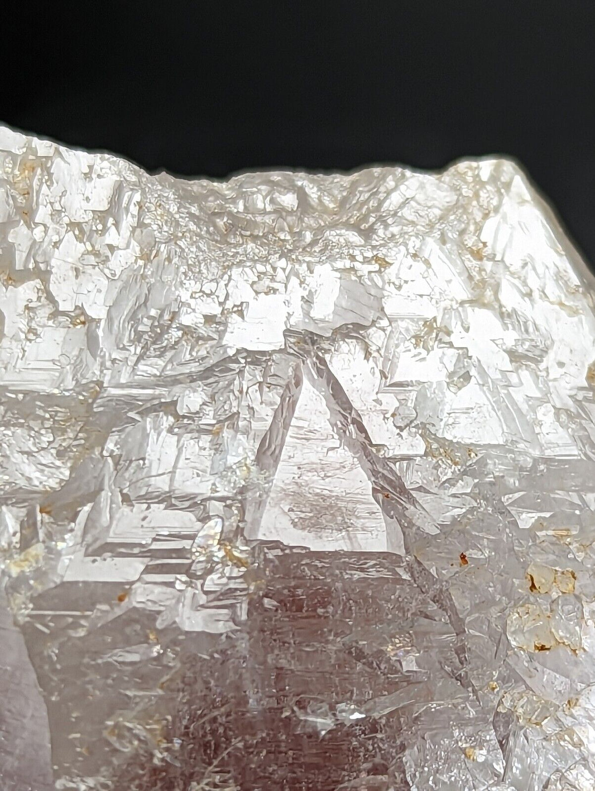 Record Keeper Quartz Crystal - Montgomery County Arkansas etched triangles - Collectibles:Rocks Fossils &